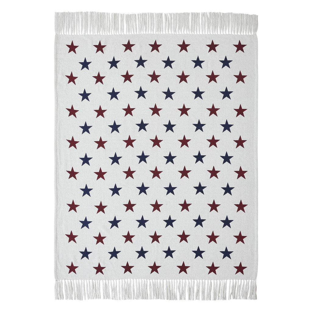 Americana Stars Woven Throw