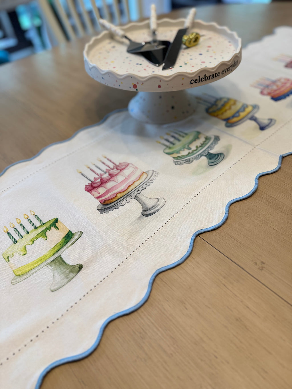 Celebrate Everyday Ceramic Cake Stand