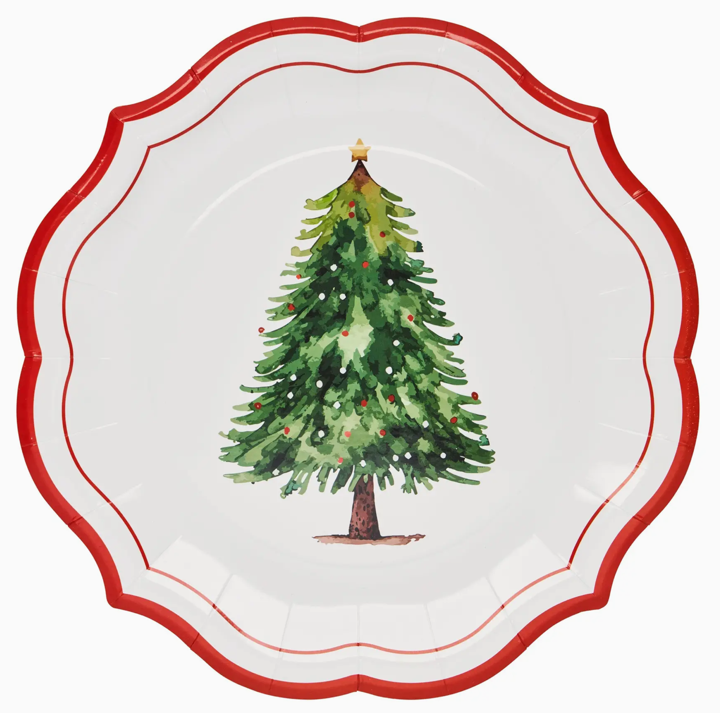 Merry and Bright Paper Dinner Plate/8pk