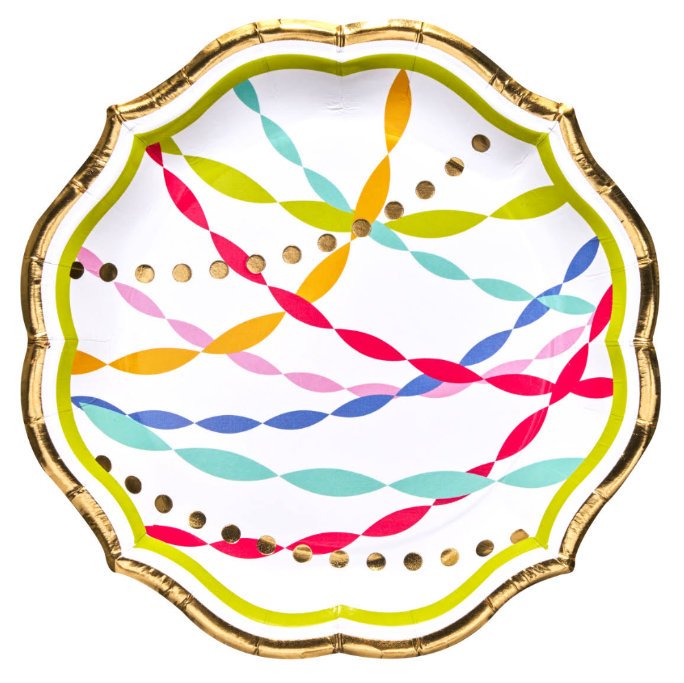 Bright Birthday Salad Plates/8pk