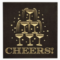 Midnight Sparkle Cheers! Cocktail Napkins/26pk
