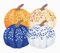 Pumpkin Salad Plate Harvest Blues Assorted/8 Pkg