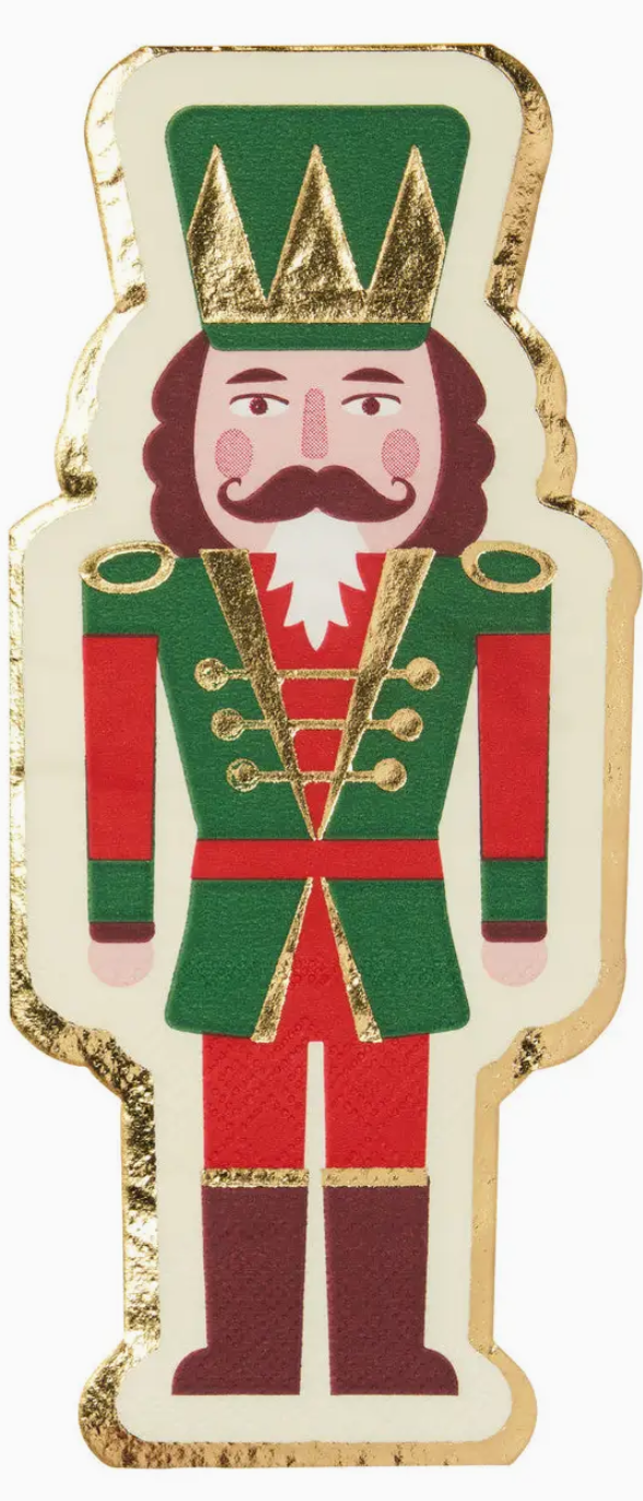 Guest Towel Nutcracker Christmas/20 Pkg
