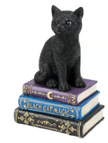 Black Cat Spell Books Figurine