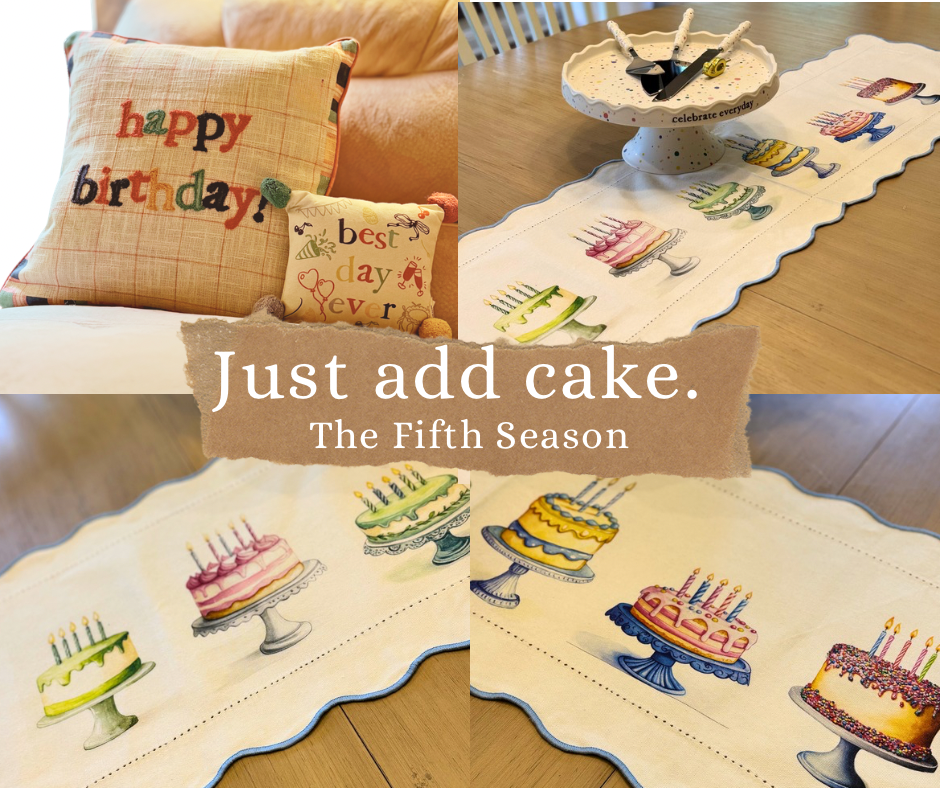 Cakes Celebration Table Runner