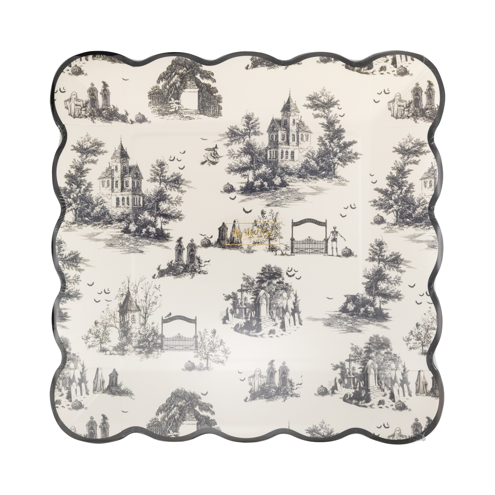 Halloween Toile 9" Plate