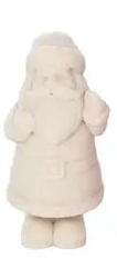 Fun Sized Christmas Flocked Santa