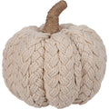 Cream Braided Pumpkin