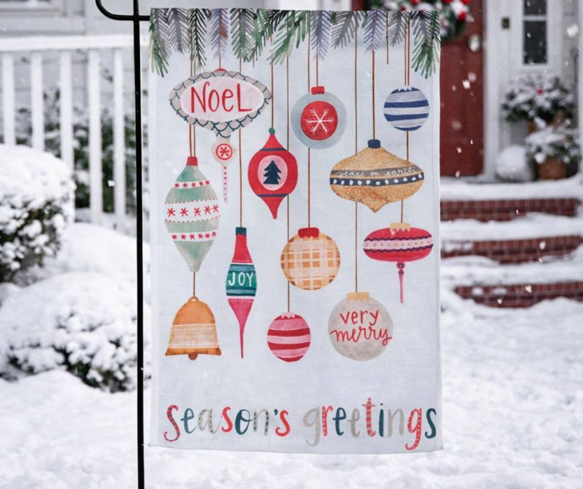 Garden Flag Vintage Ornaments