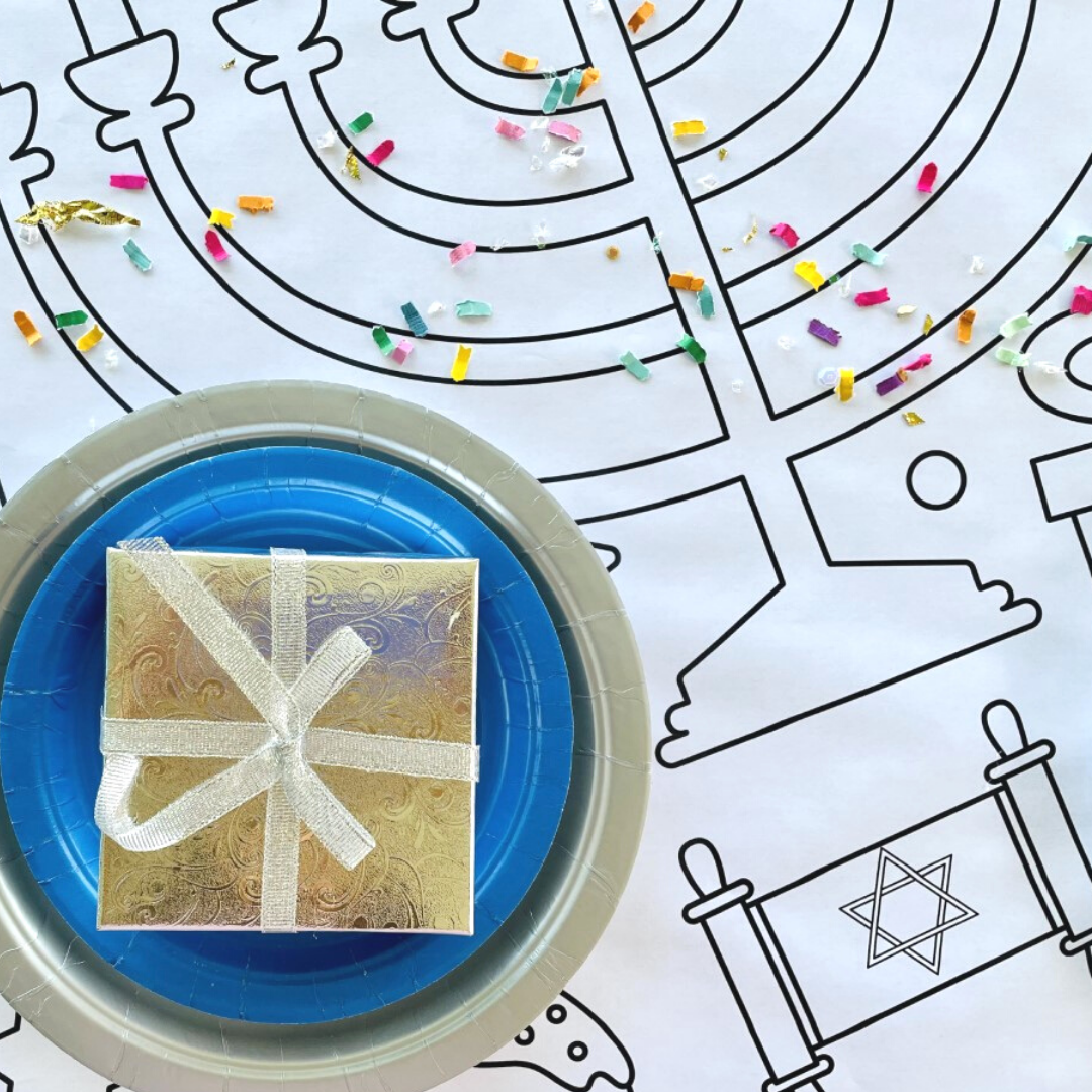 Hanukkah Coloring Tablecloth