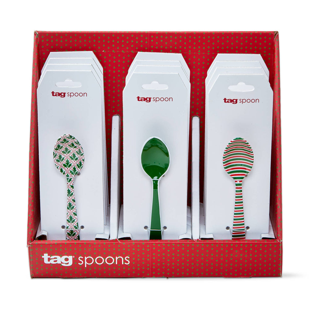 Christmas Enamel Assorted Spoons