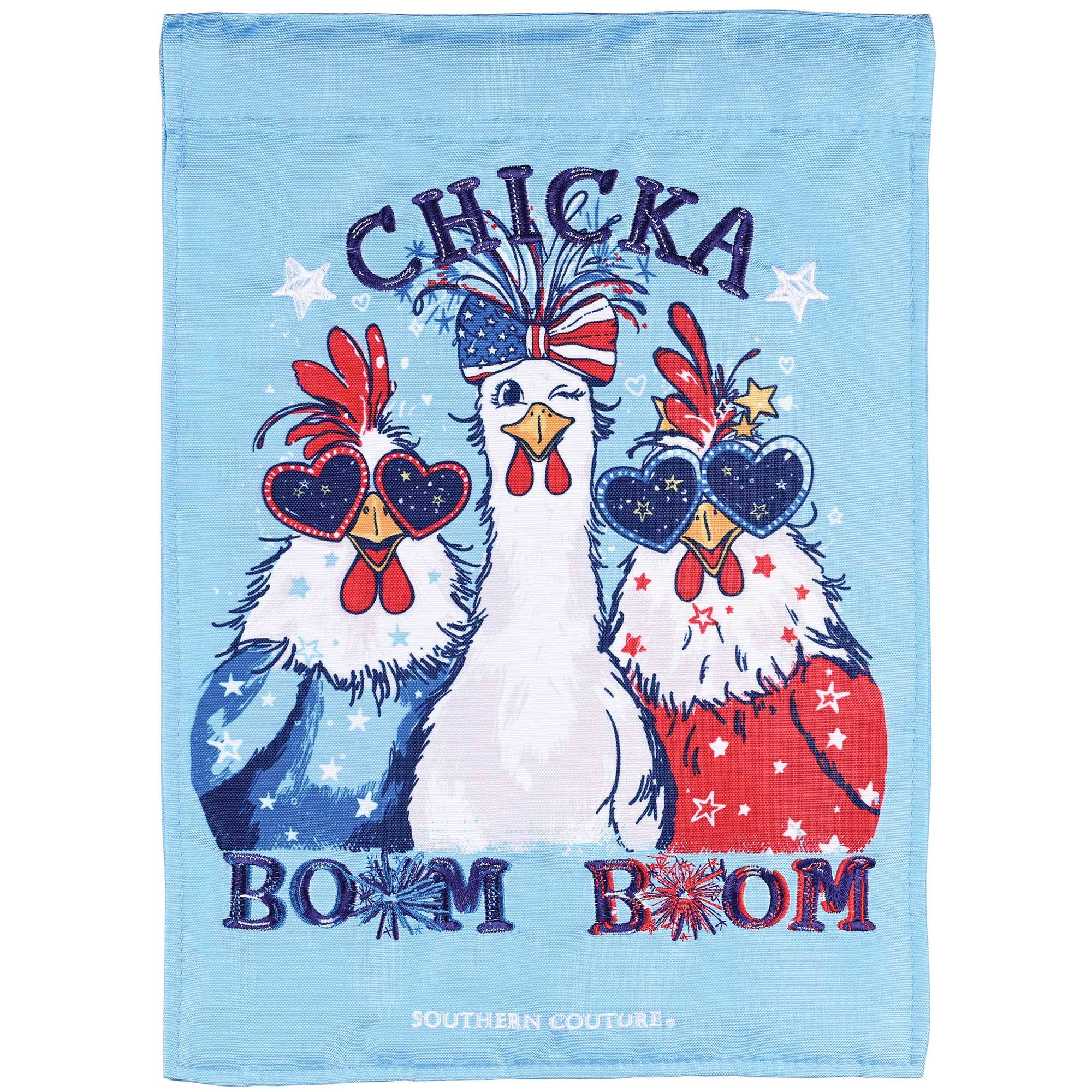 Chicka Boom Boom Garden Flag
