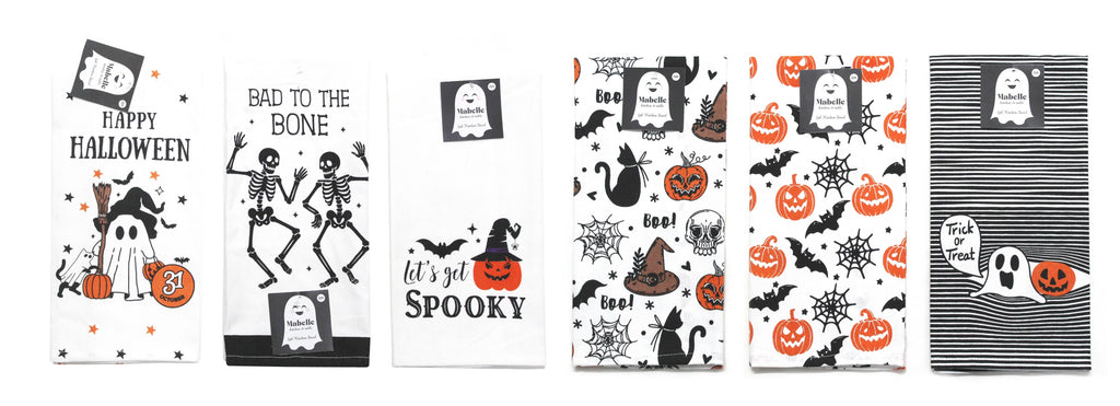 Halloween Printed Kitchen towels-set of 3