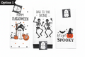 Halloween Printed Kitchen towels-set of 3