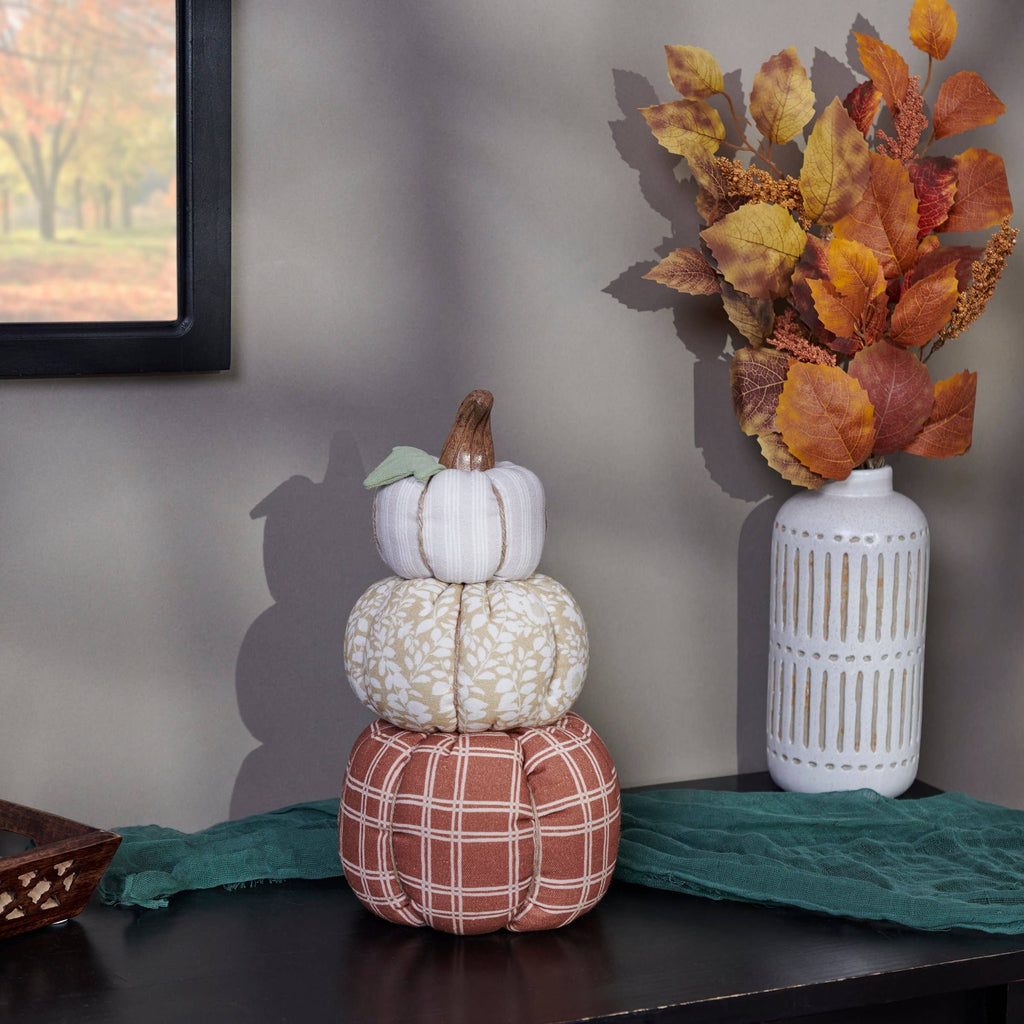 Fall Patterns Pumpkin Stack