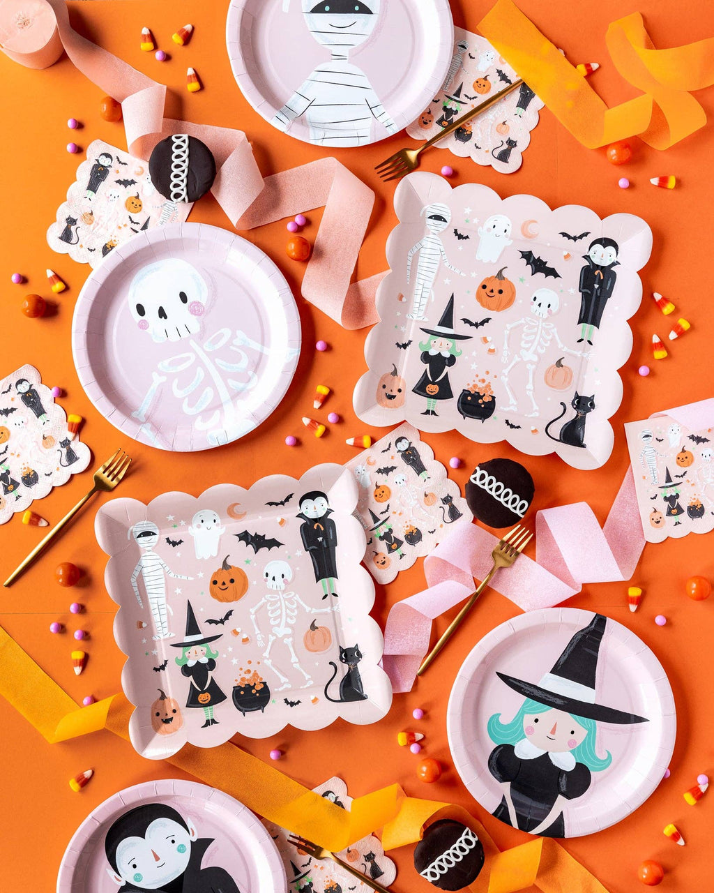 Halloween Characters Plate