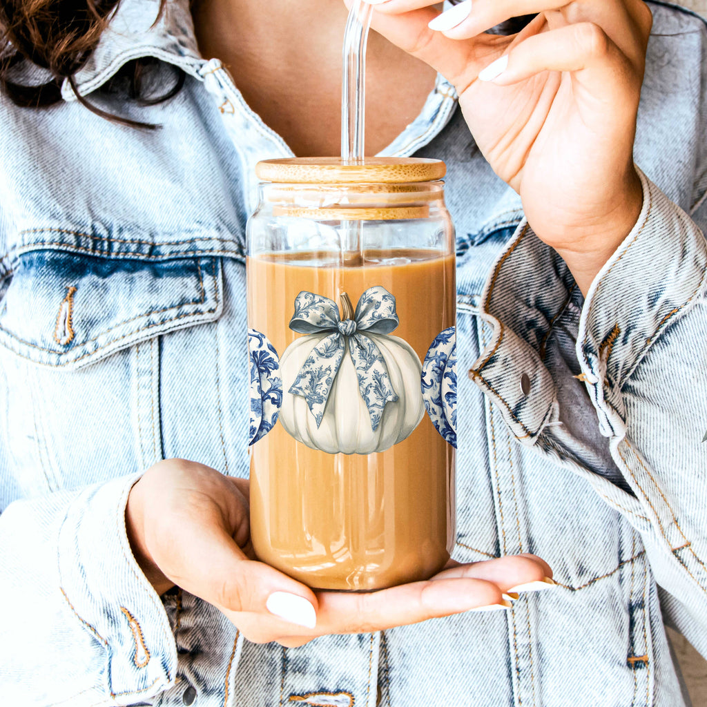 Fall Glass Tumblers