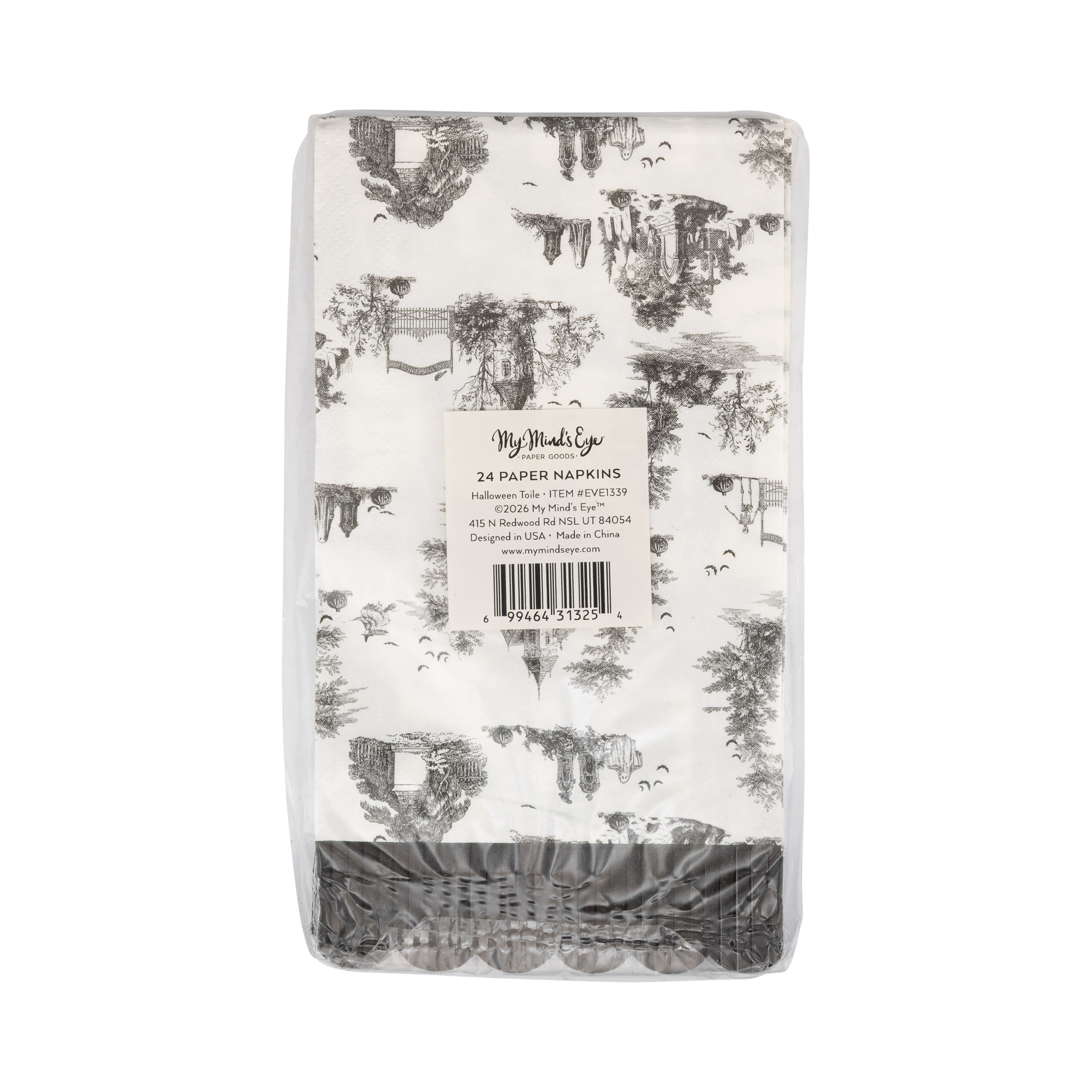 Halloween Toile Dinner Napkin