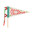 Merry Christmas Felt Pennant