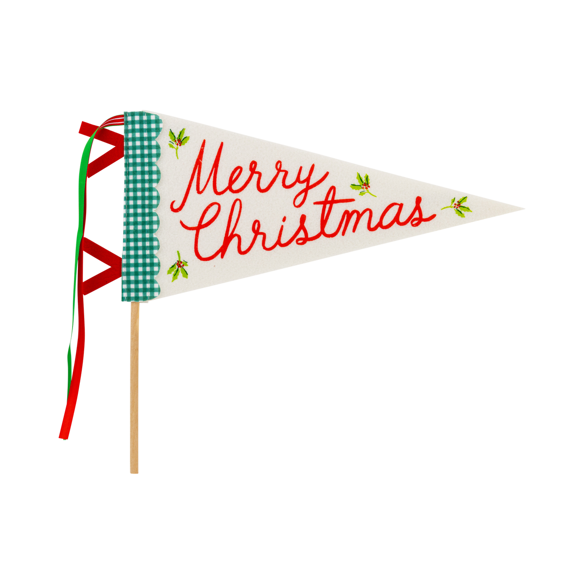 Merry Christmas Felt Pennant