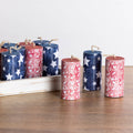 Patriotic Firework Decor, set of 12