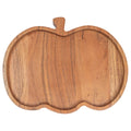 Pumpkin Shaped Wood Tray