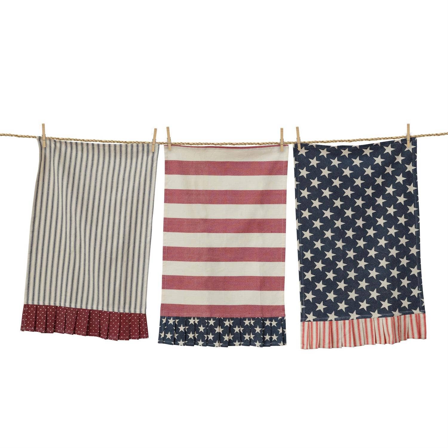 American Flag Tea Towels (Set of 3)