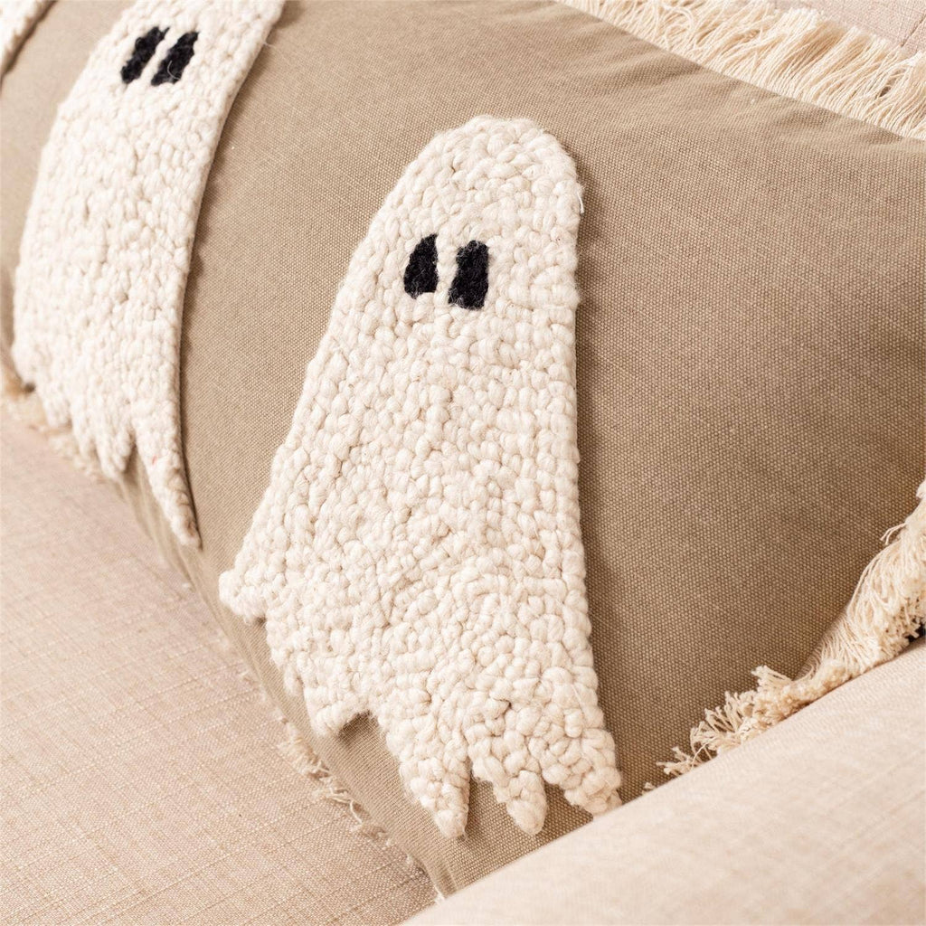 Hooked Ghosts Lumbar Pillow