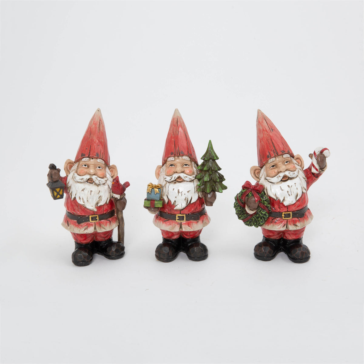 Christmas 5.9"H Resin Holiday Santa, Assorted Styles