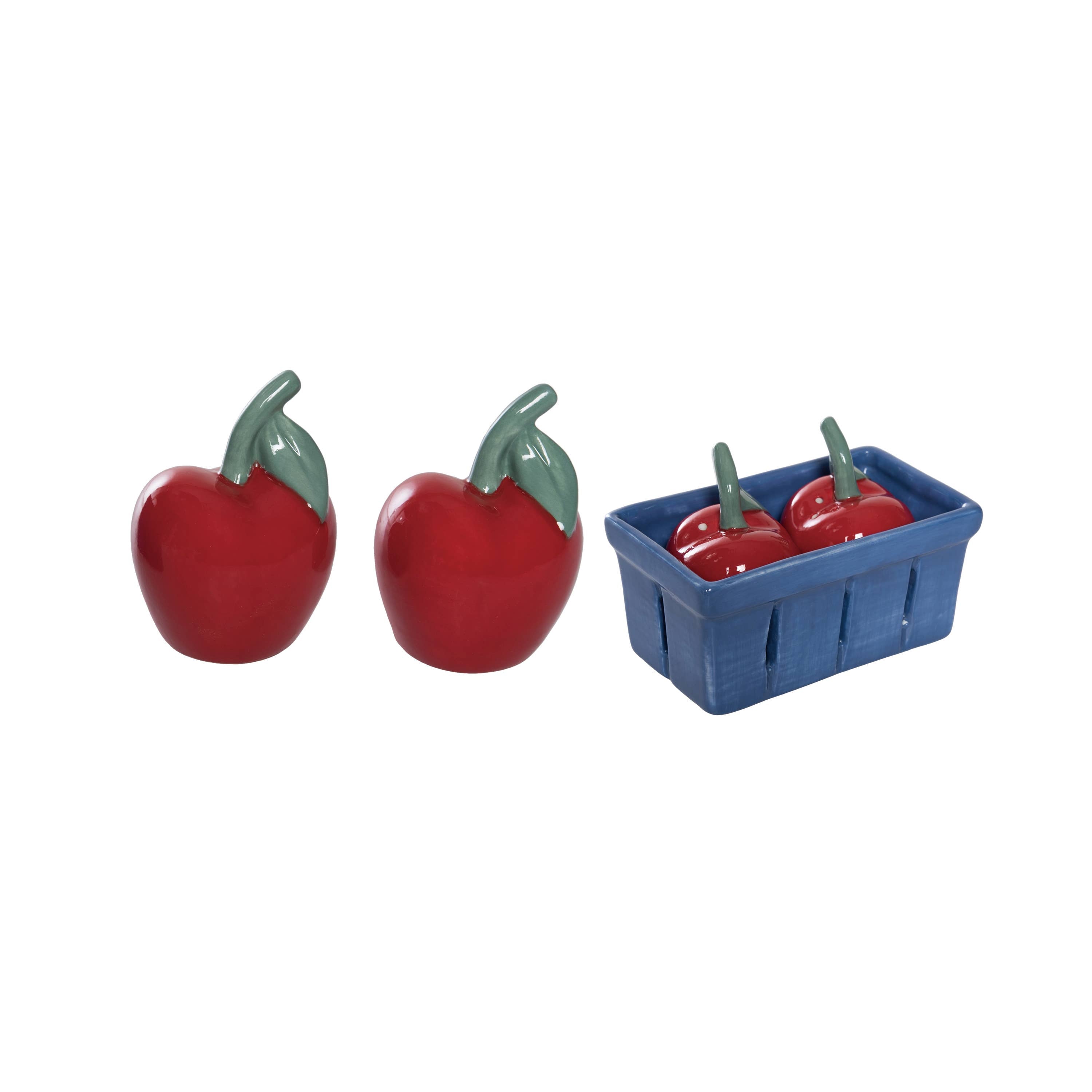 Cherry in Basket Salt & Pepper Shakers