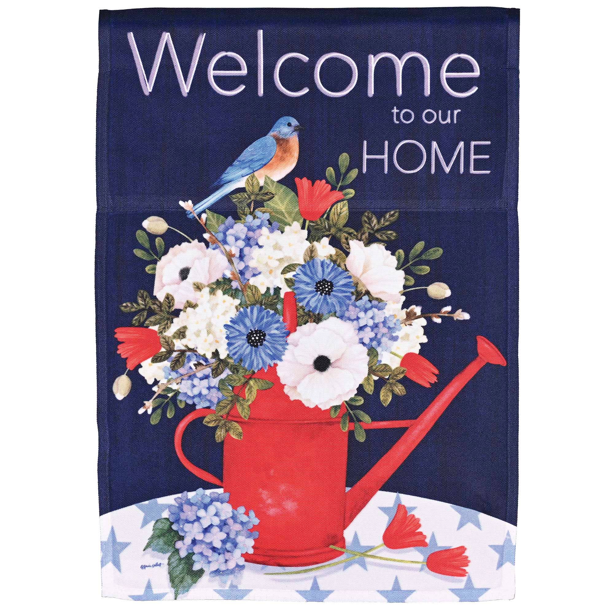 Welcome To Our Home Garden Flag