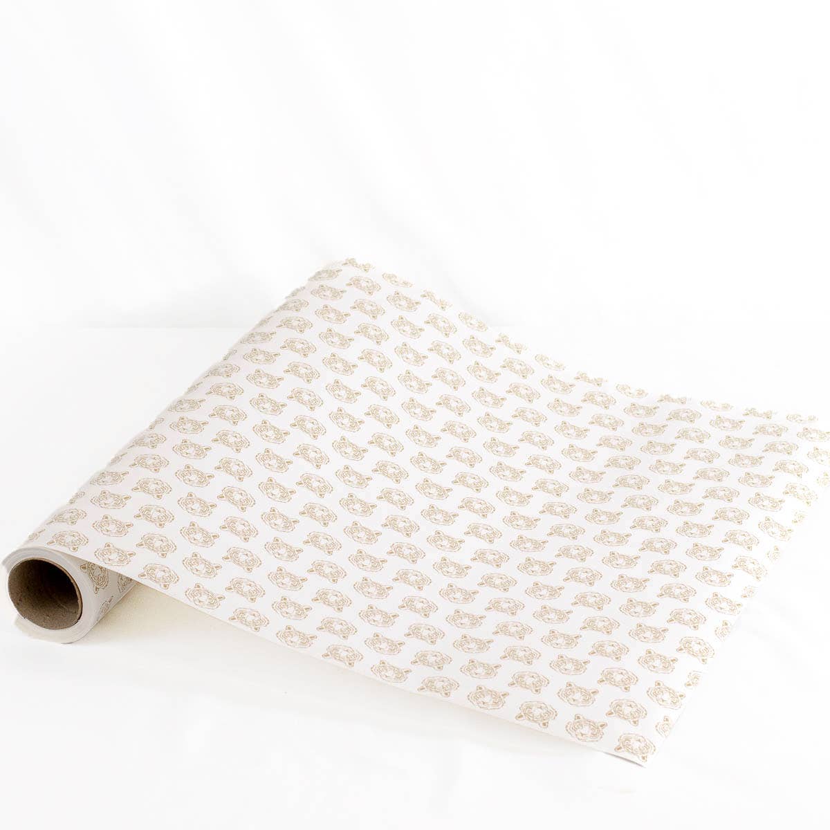 Go Get Em Tiger Paper Table Runner White/Gold 20x551in