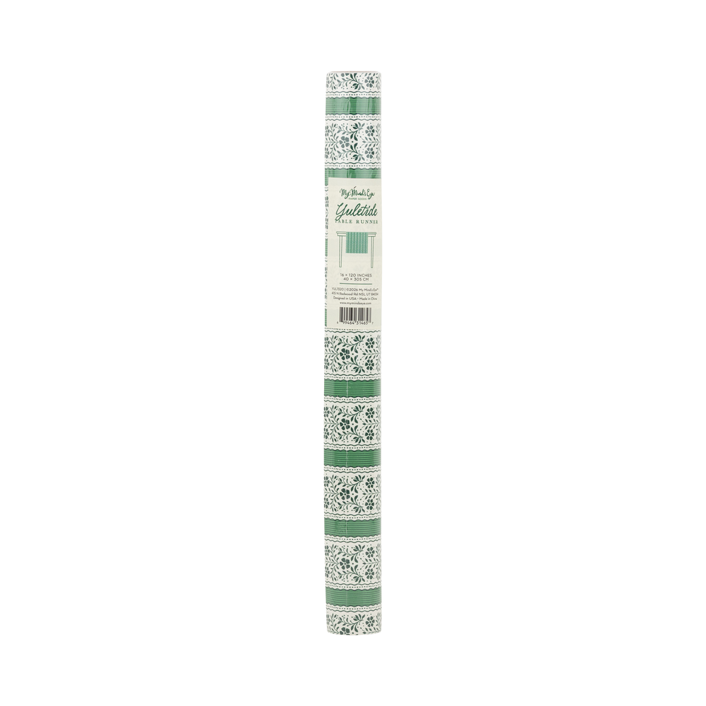 Floral Striped Table Runner