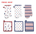Americana Patriotic Ovenmitts & Potholders