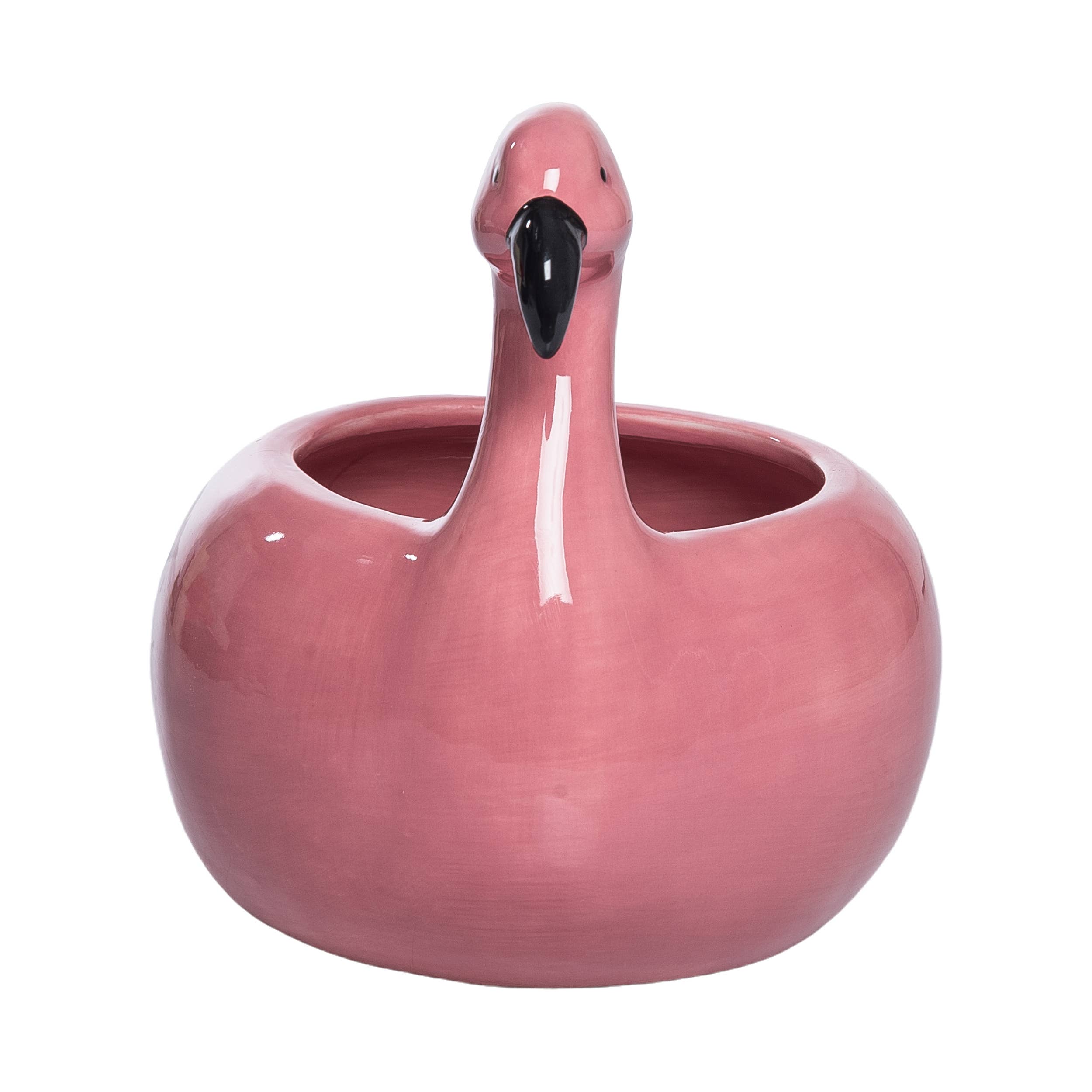 Flamingo Floatie Planter
