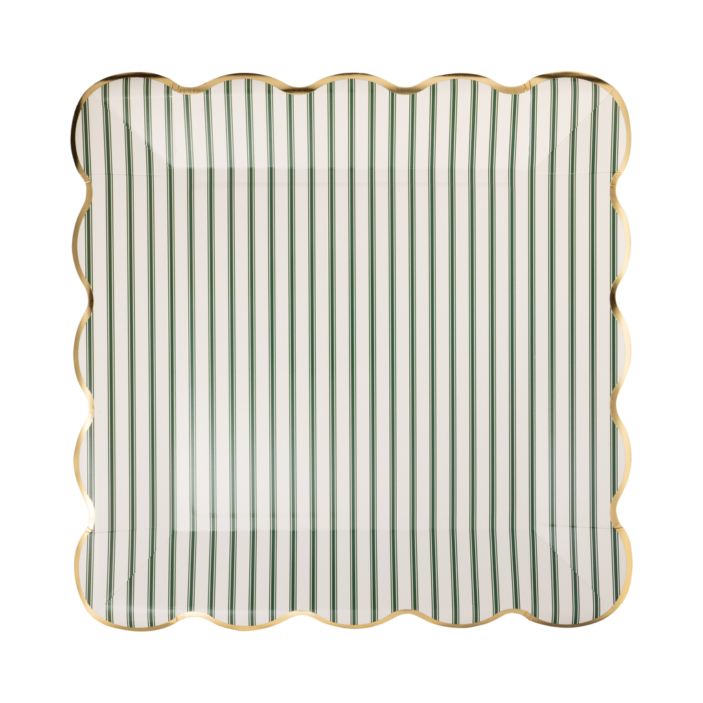 Ticking Stripe Plate - 10"