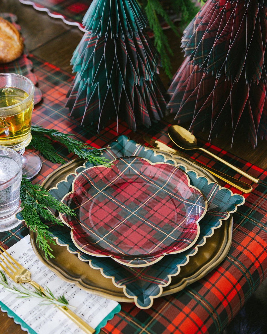 Christmas Music Dinner Napkin