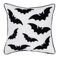 Halloween Bats In Flight Throw Pillow