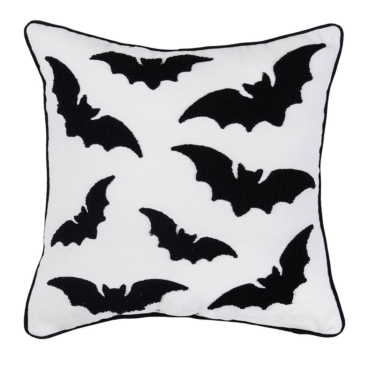 Halloween Bats In Flight Throw Pillow