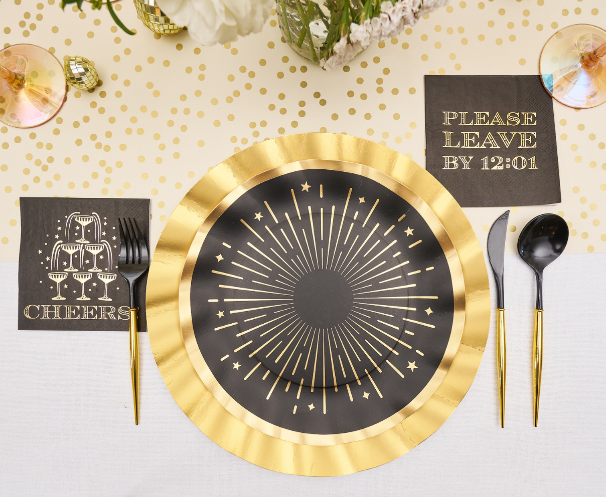 Midnight Sparkle Dinner Plates/8pk