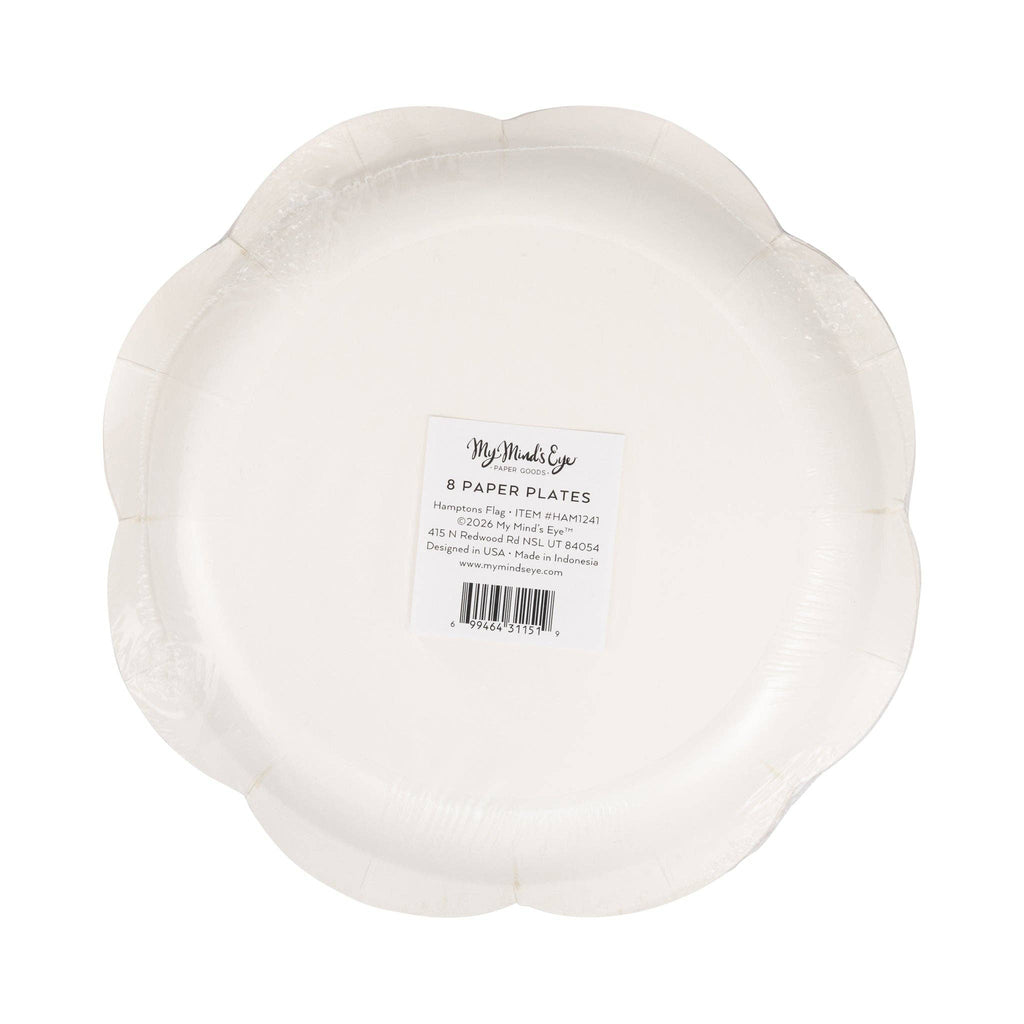 Flag Paper Plate - 8"