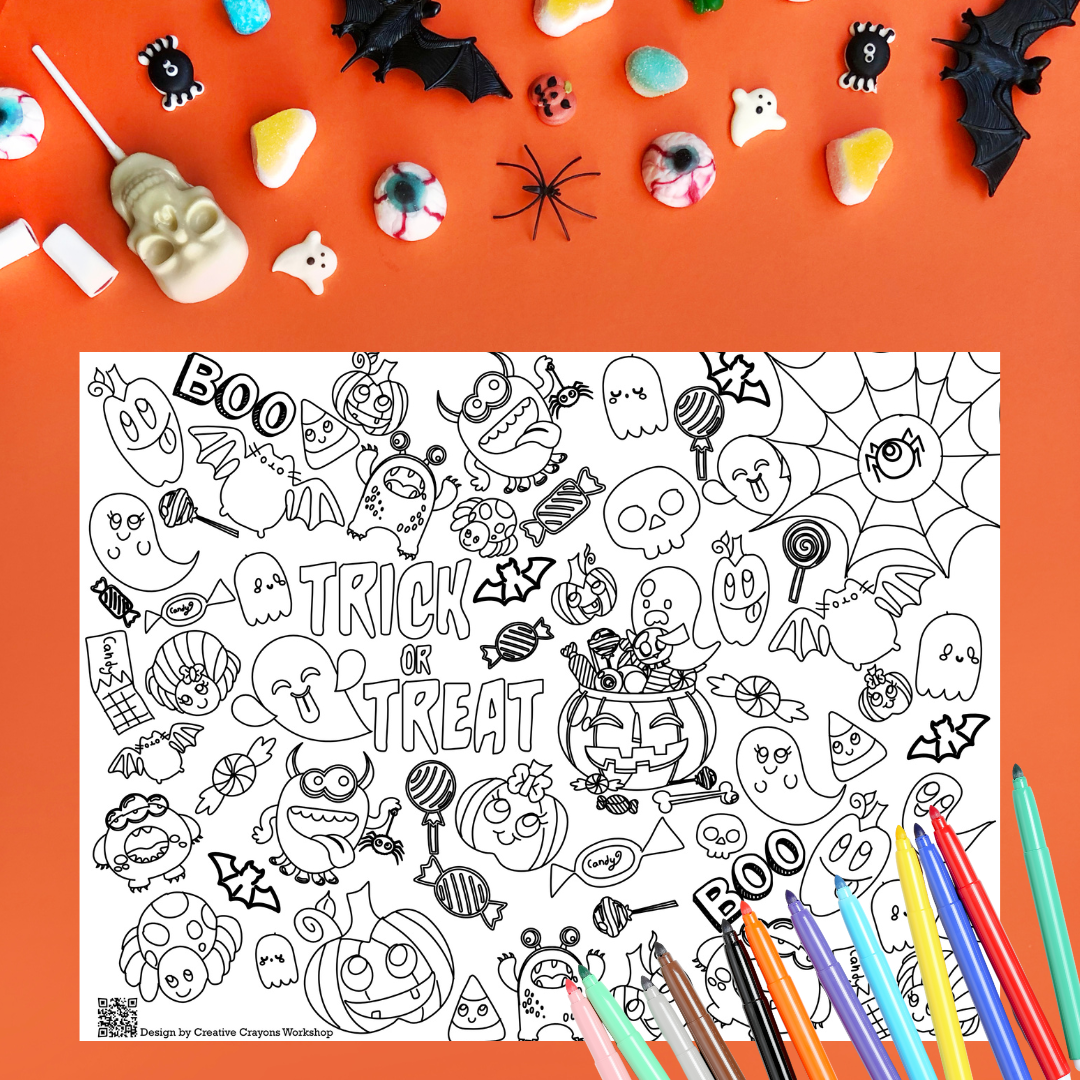 Halloween Activity Placemats