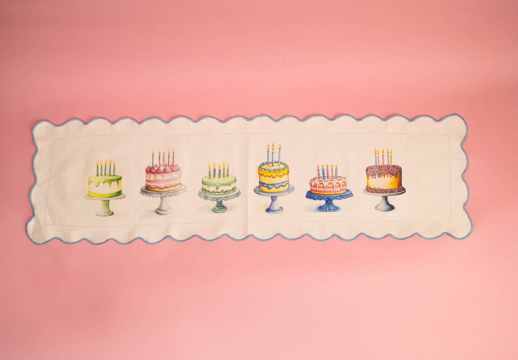 Cakes Celebration Table Runner