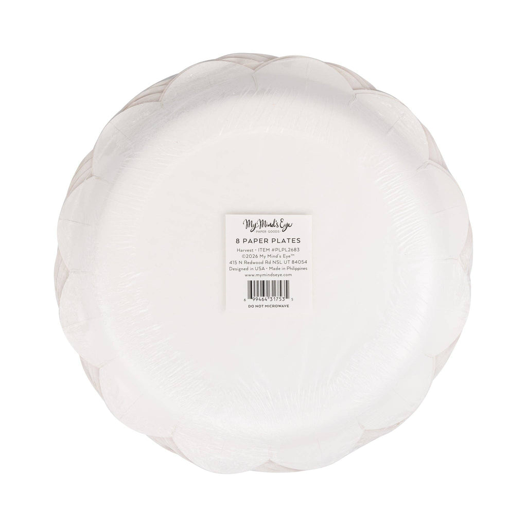 Harvest 9" Paper Plate Set (8ct)