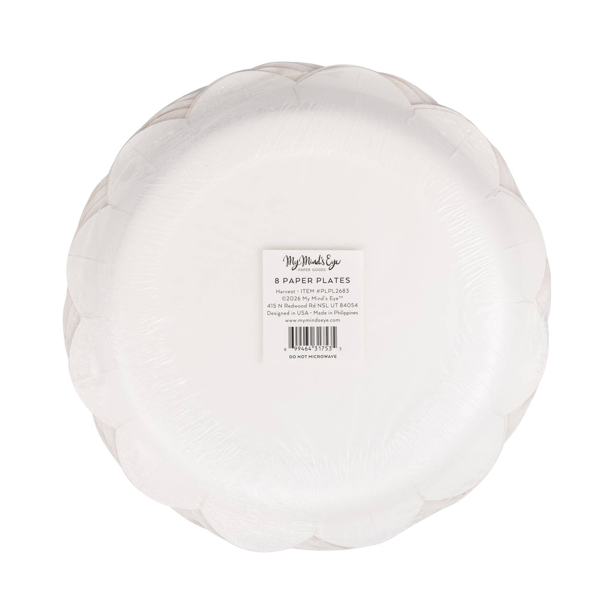 Harvest 9" Paper Plate Set (8ct)