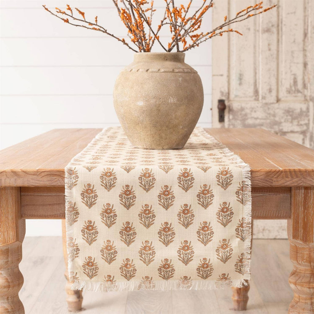 Block Print Silhouette Table Runner