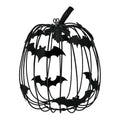 Black Bat Cage Pumpkin