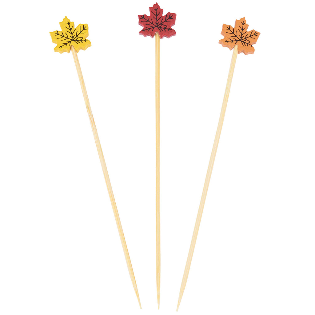 Maple Leaves Party Pick Set