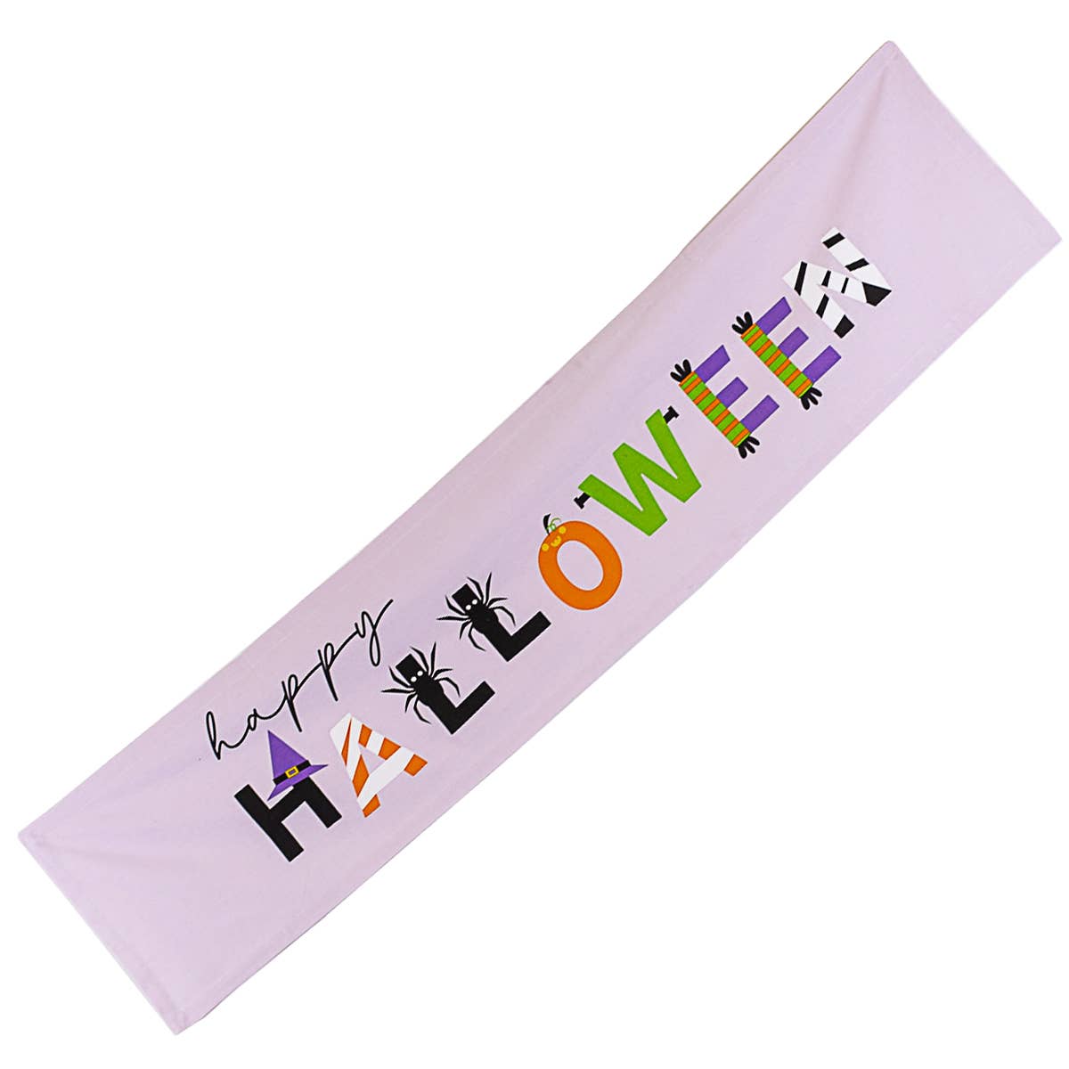 Happy Halloween Runner Light Purple/Multi 13x60in