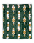 Alpine Nutcracker Throw Dark Green/Multi 50x60in